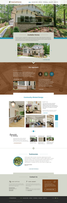 TerraCraft Homes Homepage